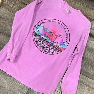 Lehigh River Kids Long Sleeve Shirt - Pink